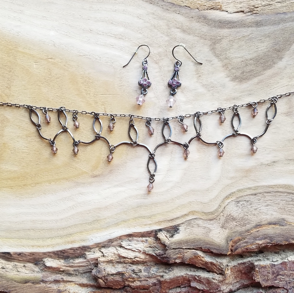 ❌3/$15 Necklace & Earrings Set